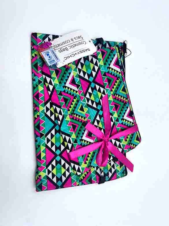 LA Colors Twin Pack Bags Green/Pink Print