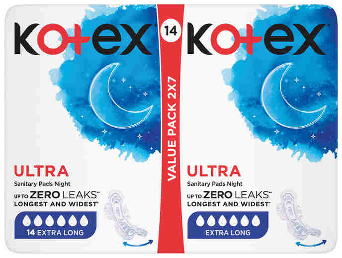 Kotex Ultrathin Nights Duos 14's