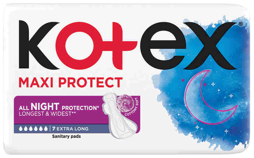 Kotex Maxi Pads Extra Long 7s