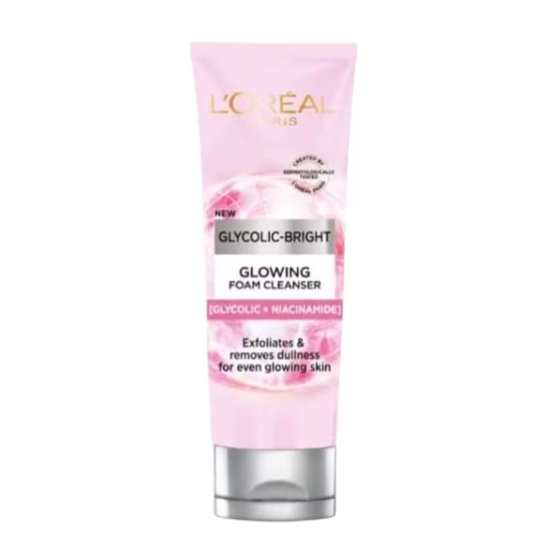 L’oreal Glycolic Bright Face Cleanser Foam 100ML