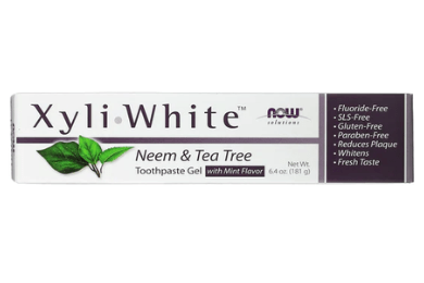 Now Xyliwhite Neem & Tea Tree Toothpaste Gel 181g