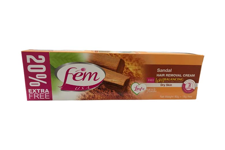 Fem Hair Removal Cream Dry Skin 90g