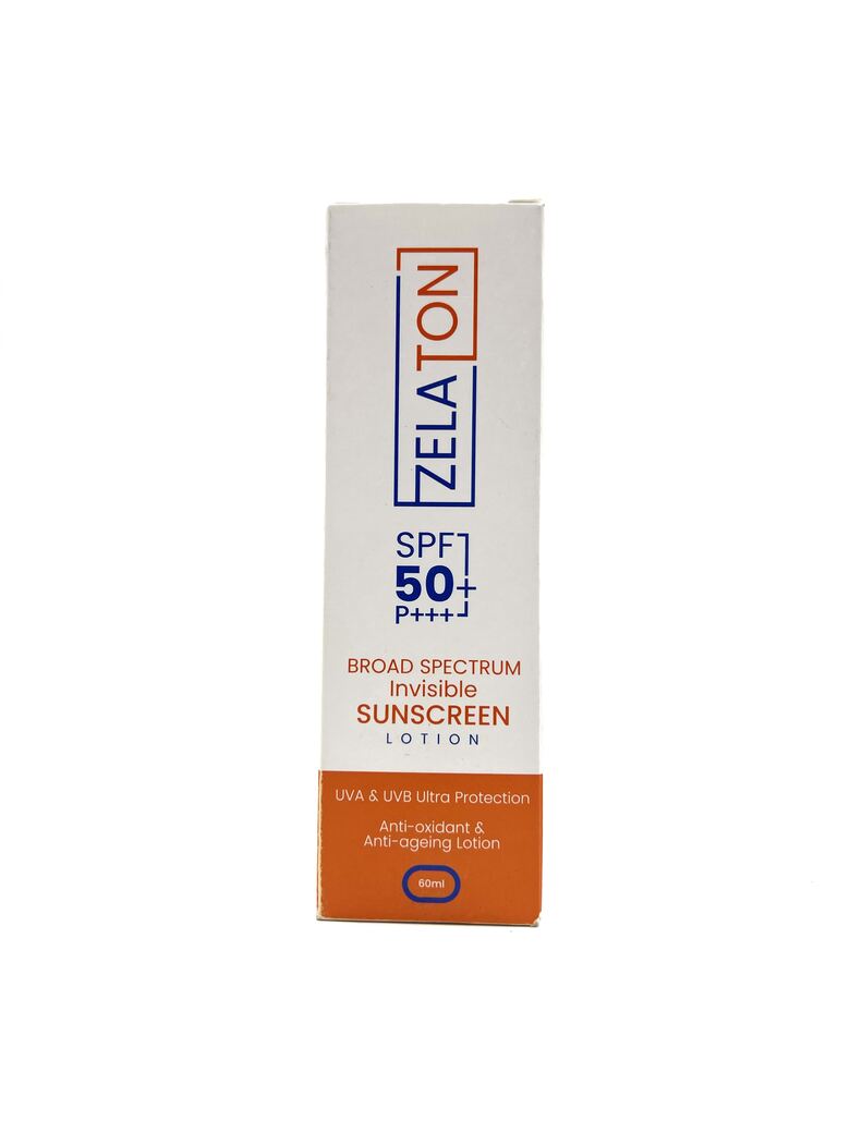 Zelaton SPF50 Sunscreen Lotion 60ml