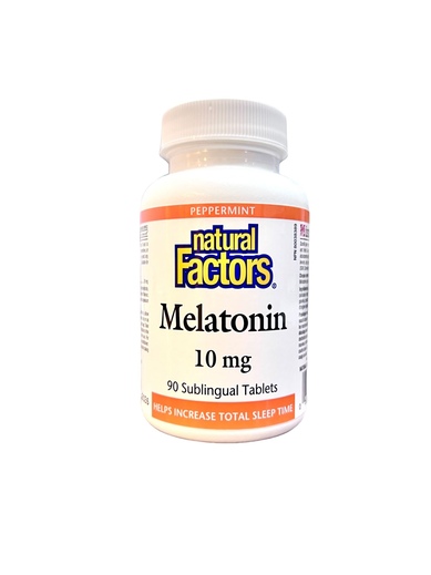 Natural Factors Melatonin 10mg Sublingual Tab 90's
