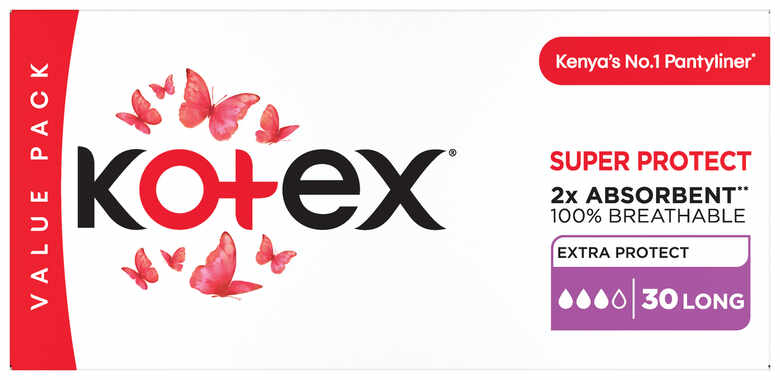 Kotex Super Protect Long Liner 30S