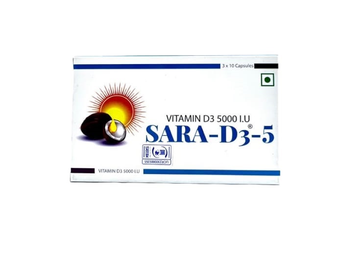 Sara D3 5000I.U 30's