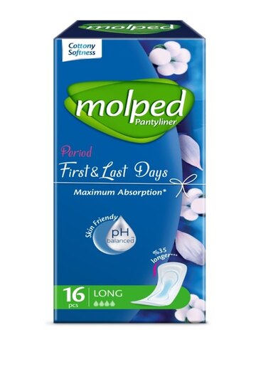 Molped First & Last Days Pantyliners 16s