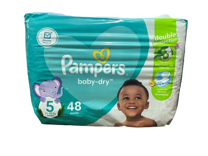 Pampers Diapers Junior Size 5 (11-25kgs) 48's