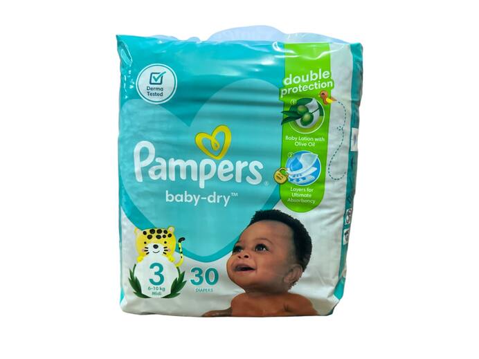 Pampers Diapers Midi Size 3 (6-10kgs) 30's