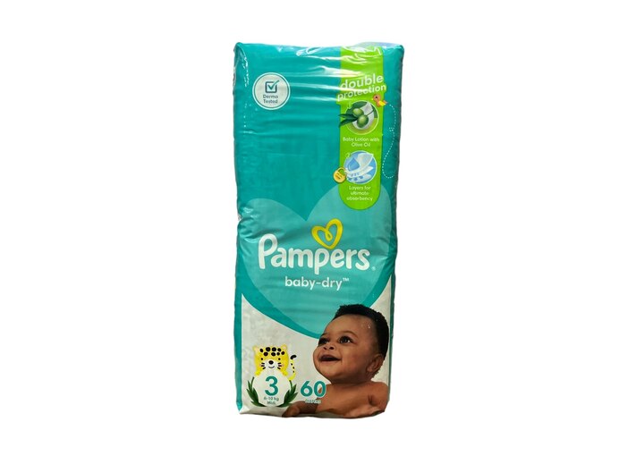 Pampers Diapers Midi Size 3 (6-10kgs) 60's