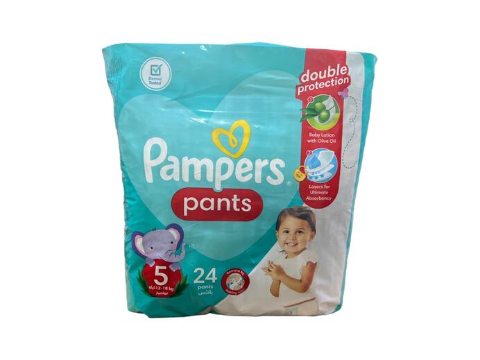 Pampers Pants Junior Size 5 (12-18kgs) 24's
