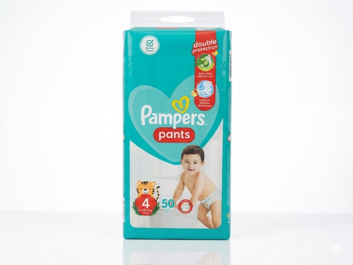 Pampers Pants Maxi Size 4 (9-14kgs) 50's