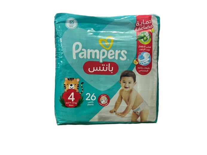 Pampers Pants Maxi Size 4 (9-14kgs) 26's