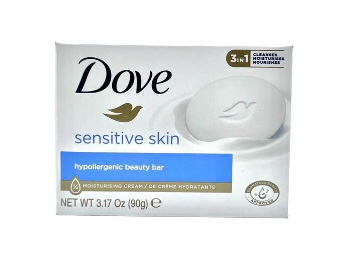 Dove Bar Soap Sensitive Skin Hypoallergenic 90g