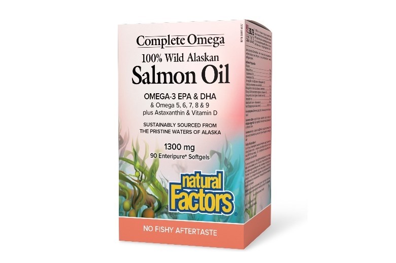 Natural Factors Salmon Oil 1300mg Softgels 90's