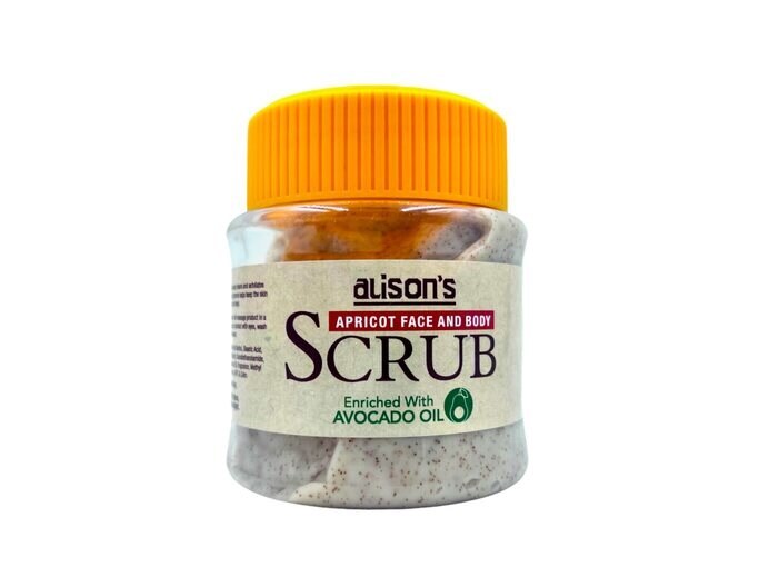 Alison's Apricot Face & Body Scrub 200g