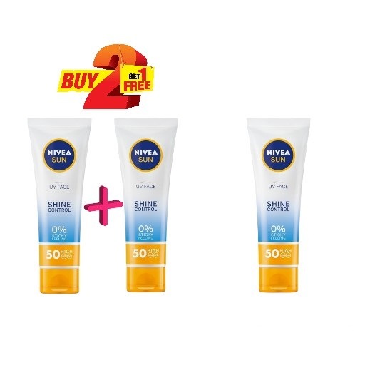 2+1 Nivea Sun Face Shine Control 50ml