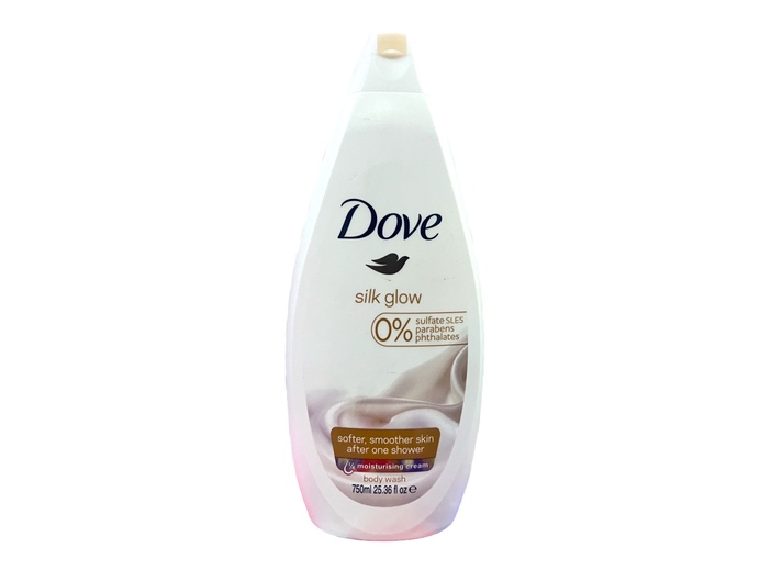Dove B/Wash Silk Glow 750ML