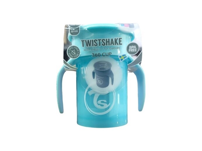 Twistshake 360 Cup 6+m Pastel Blue