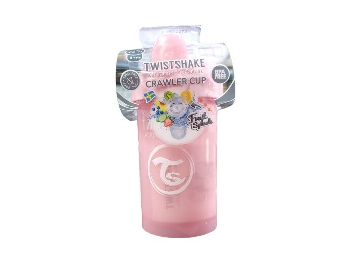 Twistshake Crawler Cup 300ml 8+m Pastel Pink