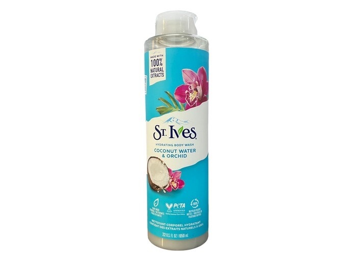 St Ives Coconut Water & Orchid Body Wash 650ml