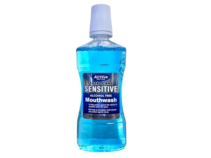 Active Mouth/Wash Sensitive Total Care(Blue) 500ml
