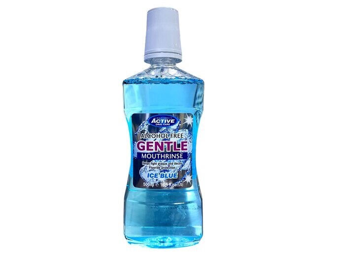 Active Gentle Mouth Rinse Blue 500ml-Alcohol Free