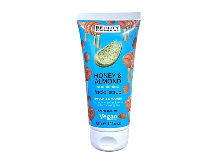 Beauty Formulas Honey&Almond  FaceScrub Tube 150ml