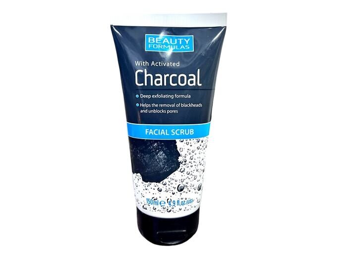 Beauty Formulas Activated Charcoal FaceScrub 150ml