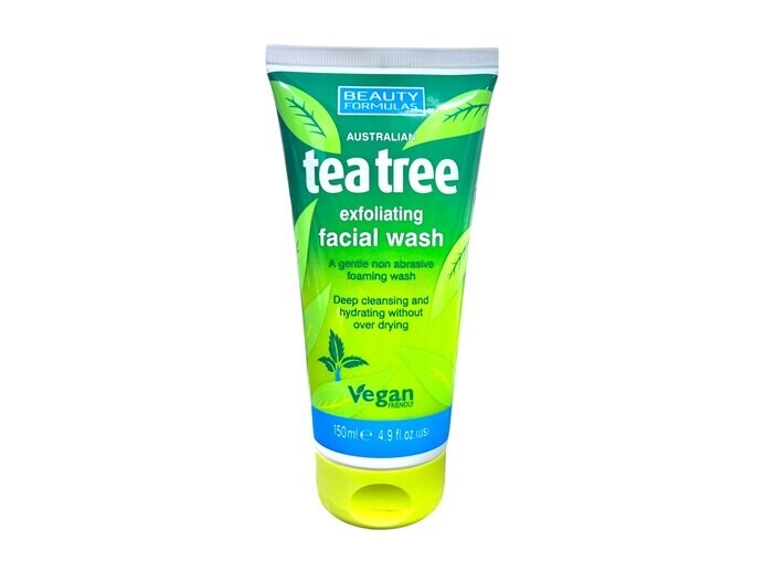 Beauty Formulas Tea Tree Exfoliating F/Wash 150ml