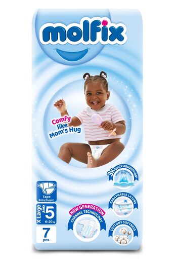 Molfix Diapers Size 5 XL (20+kg) 7's