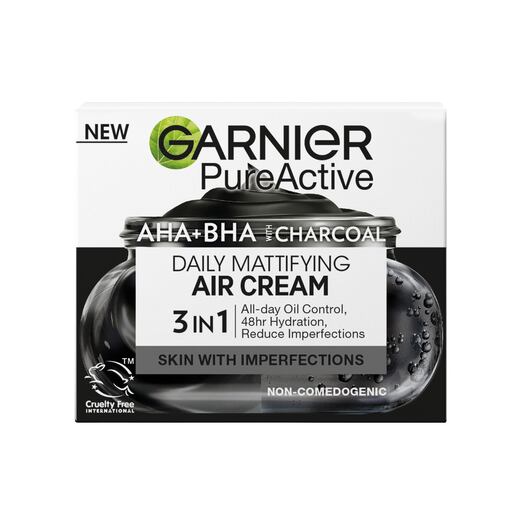 Garnier AHA+BHA Charc Mattifying MoisturizingCream