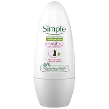 Simple Invisible Antiperspirant Roll On 45Ml 