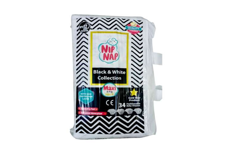 NipNap Black & White Maxi 34's 