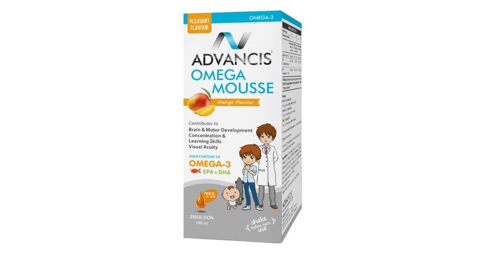 Advancis Omega Mousse Mango Flavour Emulsion 100ml