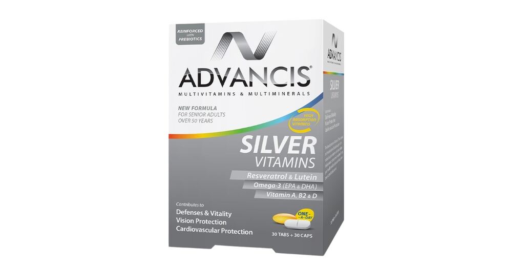 Advancis Silver Vitamins 30 Tabs + 30 Caps