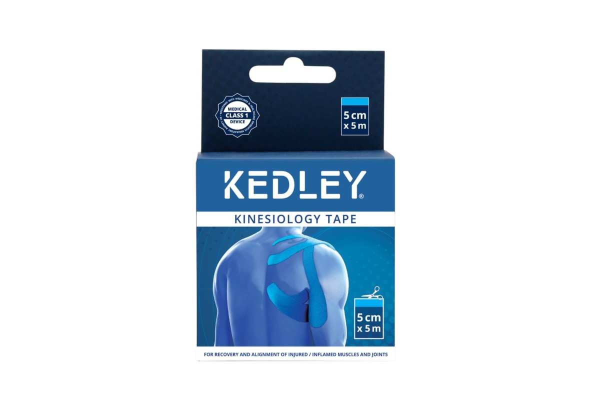 Kedley Kinesiology Tape -Blue (5cm x 5m)