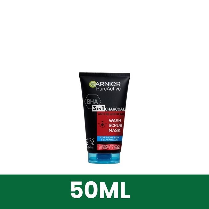Garnier Pure 3 In1 Charcoal Anti Blackhead 50ml
