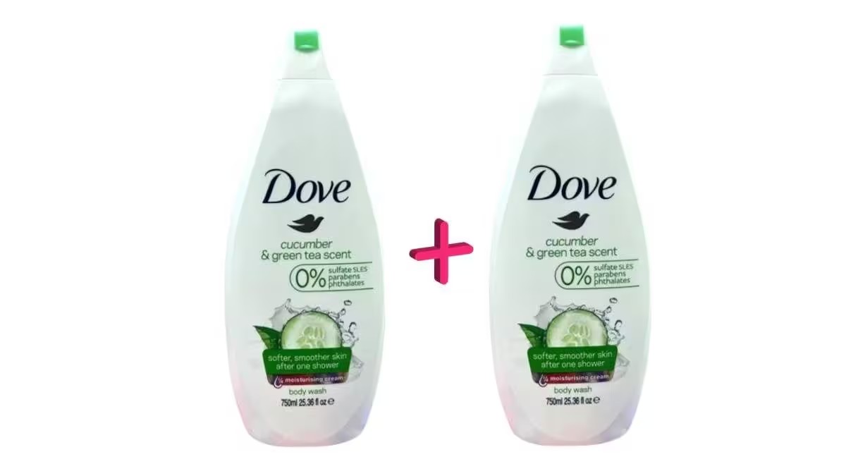 Twin Dove Wash Cucumber & GreenTea 750ml  VPack