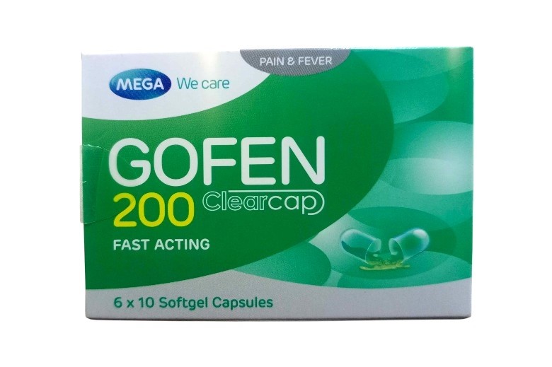 Mega Gofen 200mg Capsules 60's