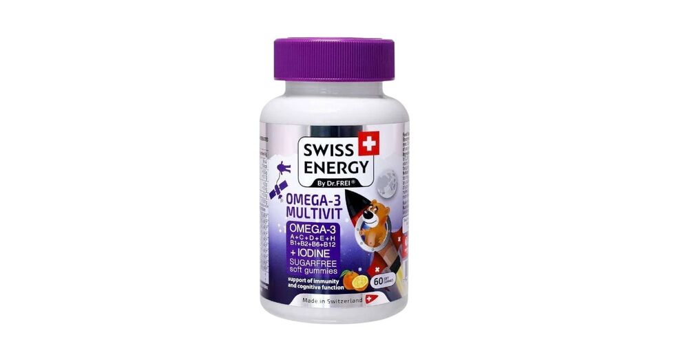 Swiss.E Kid Omega 3 + Multivitamin gummies 60s