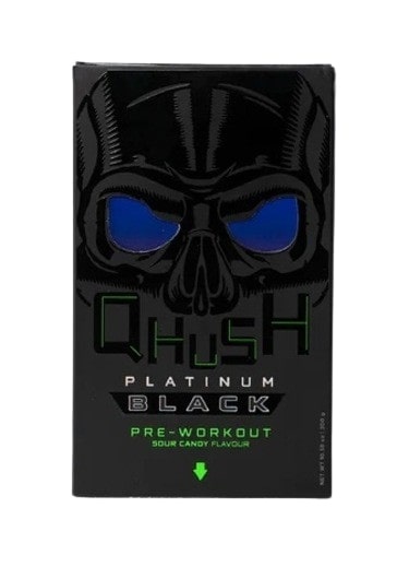 USN Qhush Platinum Black Sour Candy 300g