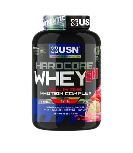 USN Hardcore Whey gH Strawberry Smoothie 1.8kg 