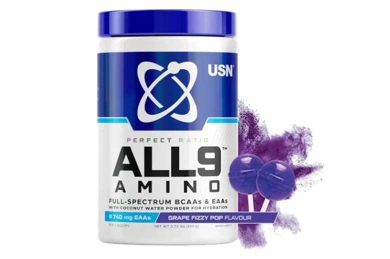 USN All 9 Amino Grape Fizzy Pop 330g