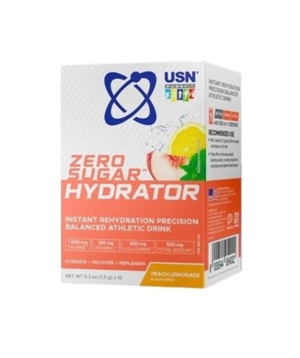 USN Zero Sugar Hydrator Peach Lemon 7.5g x10 