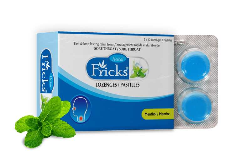 Fricks Menthol Lozenges 24's