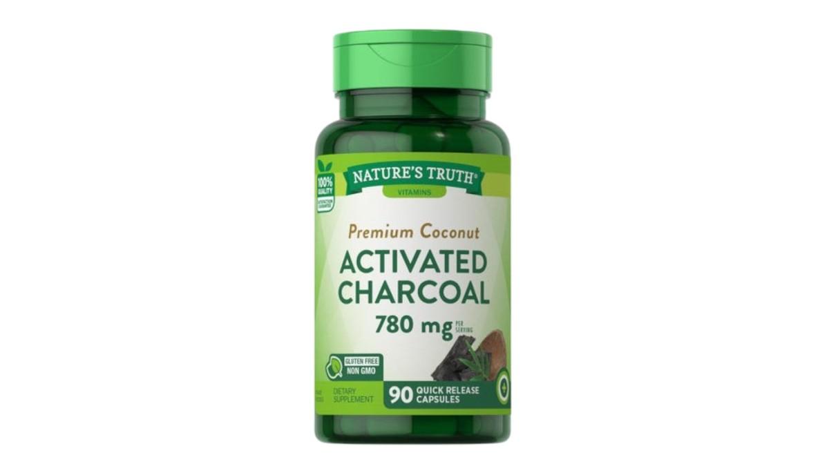 Natures Truth Activated Charcoal 780mg QR caps 90s