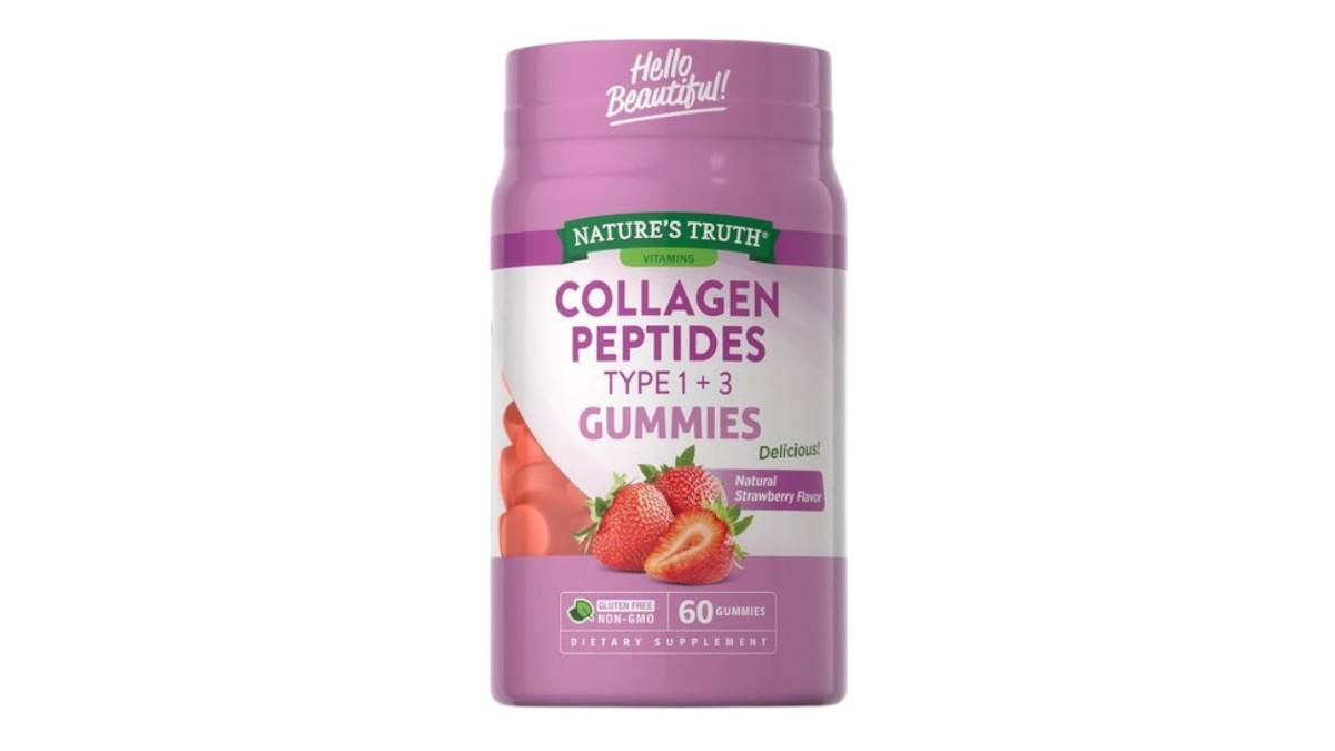 Natures Truth Collagen peptides type1+3gummies 60s