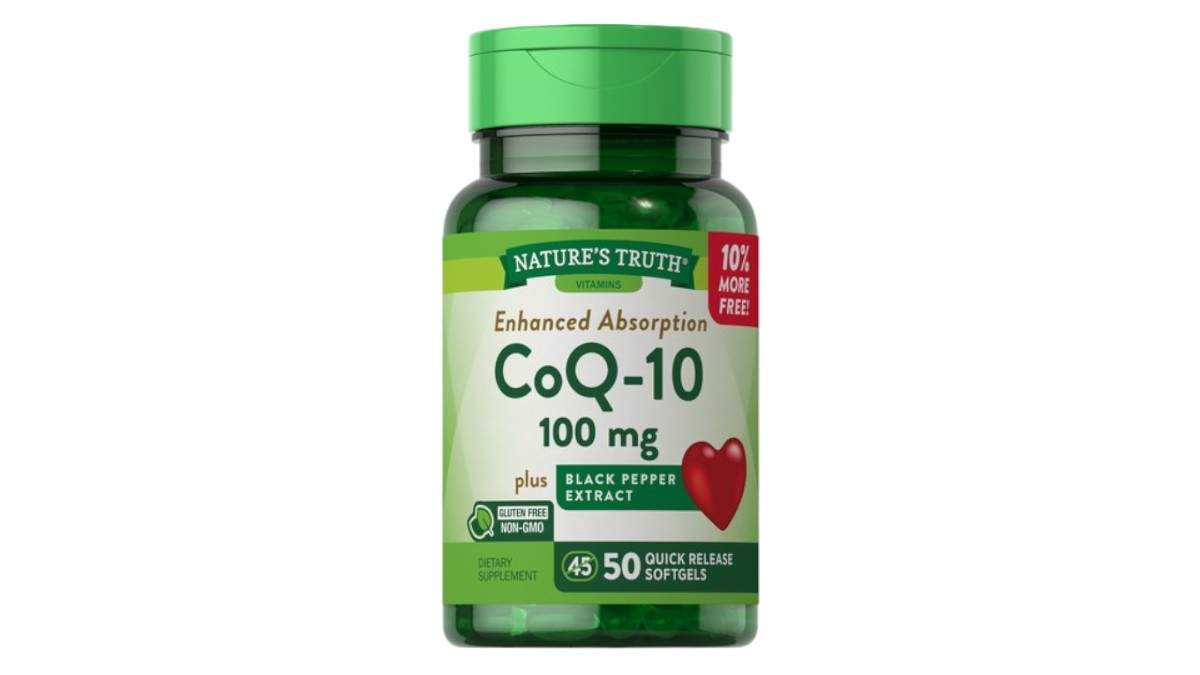 Nature’s Truth CoQ-10 100mg + Black Pepper 50’s