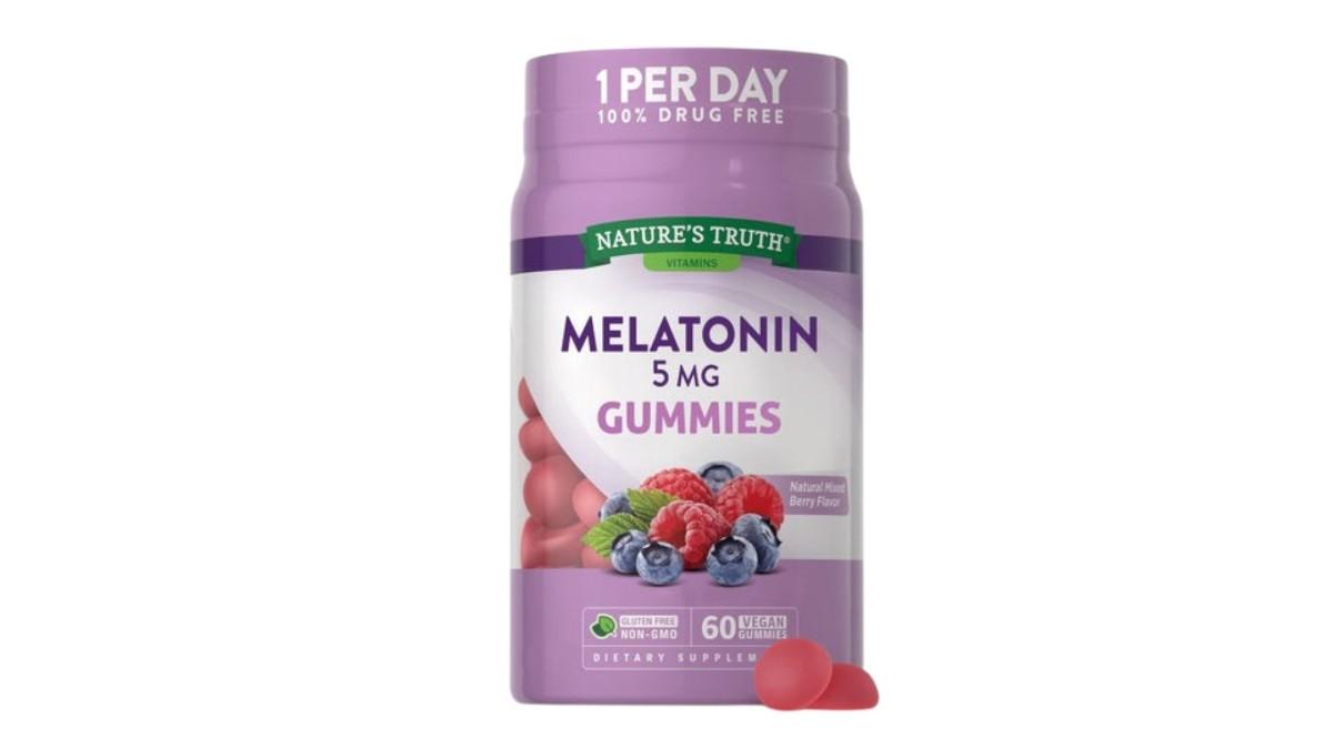Nature's Truth Melatonin 5mg vegan gummies 60s